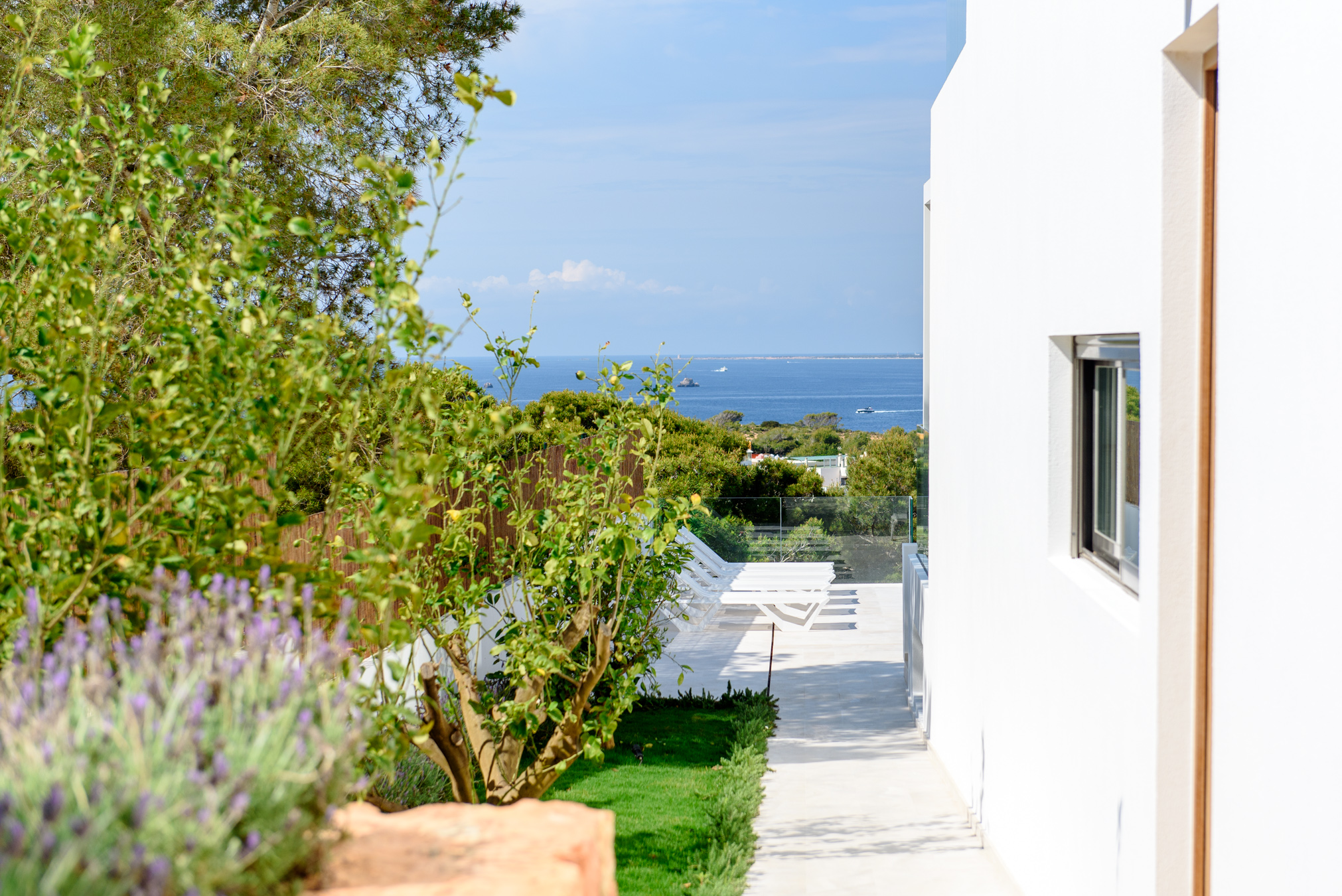 Resa Estates Ibiza sale koop Villa Marcos sea views exterior side villa.JPG